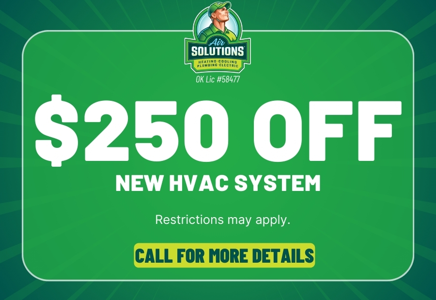 $250 Discount on New HVAC System